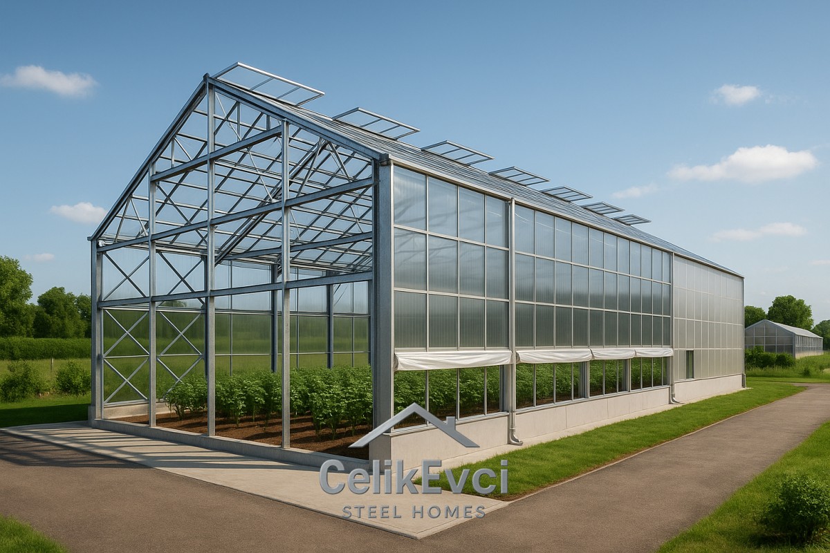 Ağır Çelik Konstrüksiyon Sera – Profesyonel Üretim Çözümü Ağır Çelik Konstrüksiyon Sera – Profesyonel Üretim Çözümü